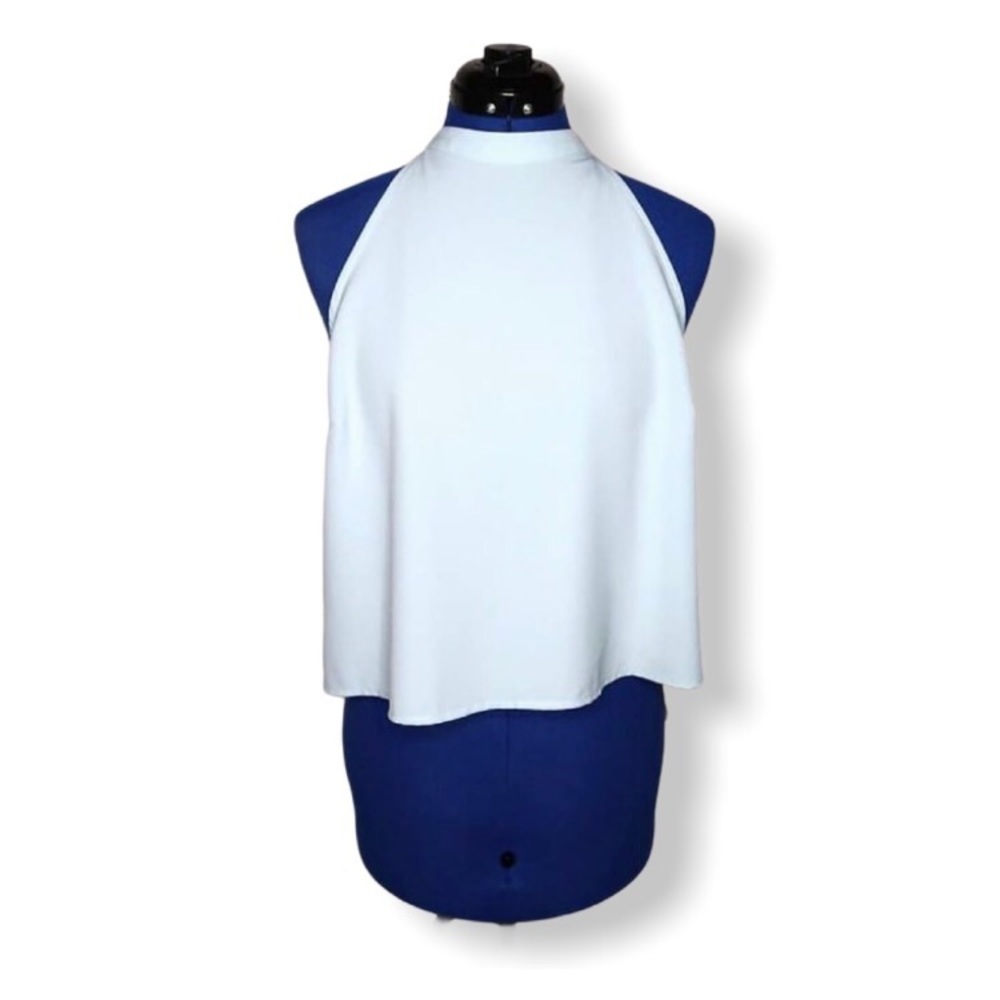 Pastel Blue Halter Blouse From Forever 21